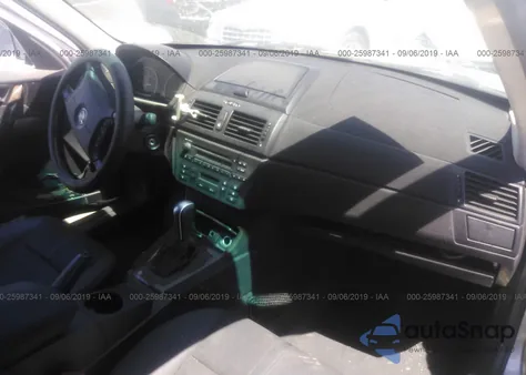 2006 BMW X3 3.0I z USA, uszkodzony, nr VIN WBXPA93486WD34304